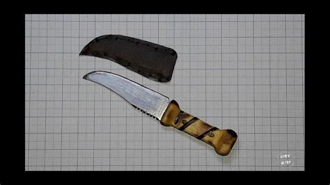 planya bıçağından bıçak yapımı